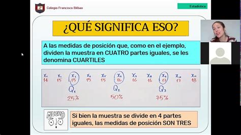 Octavo Básico Matemática Clase Online Fechas 17 11 2020medidas De Posición Percentiles Y