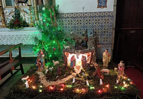 Presepio De Natal Igreja - Eu e a minha aldeia de Guisande: Natal 2023 - Presépio na igreja matriz
