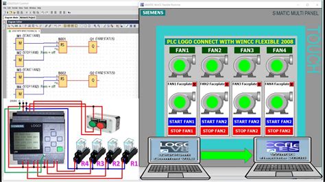 Plc Logo Connect With Wincc Flexible Sp Full Tutorial Youtube