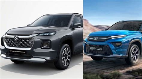 New Maruti Suzuki Grand Vitara Vs Toyota Urban Cruiser Hyryder Top 5