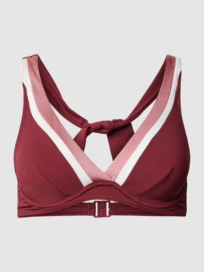 Esprit Bikini Oberteil Im Colour Blocking Design Modell Tayrona