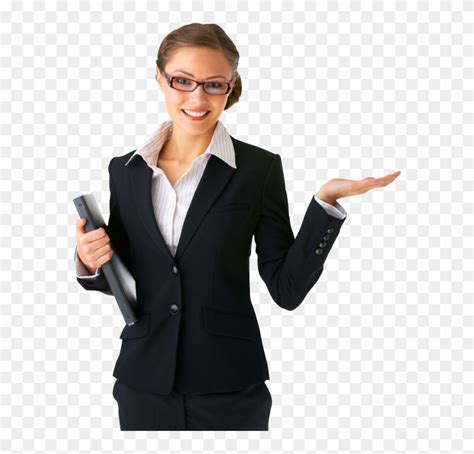 Business Woman Standing Png - Real Estate Agent Png, Transparent Png ...