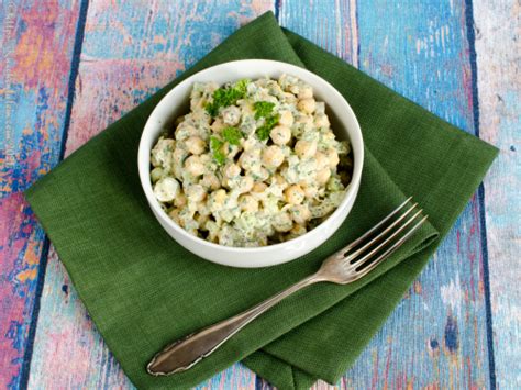 Chickpea Salad With Fresh Herbs And Scallions Kuechenlatein