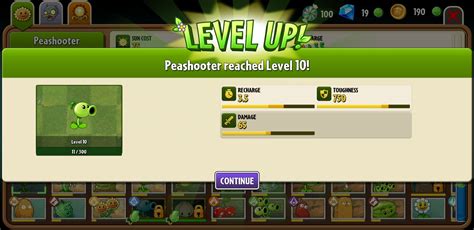 Peashooter level 10 : r/PlantsVSZombies