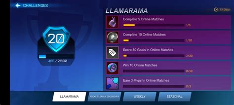 Rocket League Sideswipe Llama Rama Event Guide Challenges And Rewards Touch Tap Play