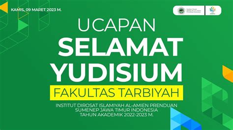 Terharu Ucapan Selamat Yudisium Fakultas Tarbiyah Idia Prenduan