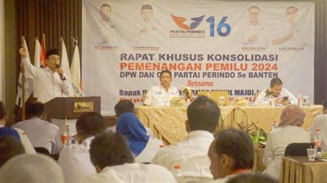 Tgb Zainul Majdi Minta Kader Perindo Banten Jaga Kekompakan Jelang