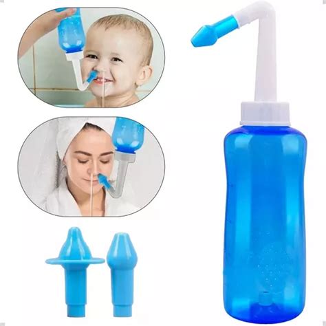 Soro Infantil Para Nariz - Lava Nariz Infantil Garrafa Higienizador Soro Sinusite 300ml | MercadoLivre