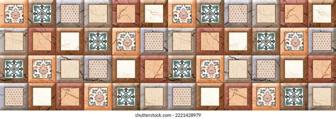 Moroccan Wall Tiles Design High Resolution Stock Illustration 2221428979 | Shutterstock