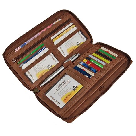 Boccx Markenshop Tickettasche Reise Organizer Rfid Reisebrieftasche