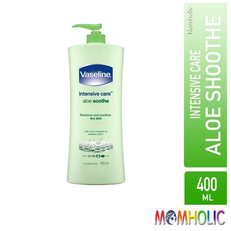 Jual Vaseline Lotion Intensive Care Aloe Soothe 400ml Shopee Indonesia