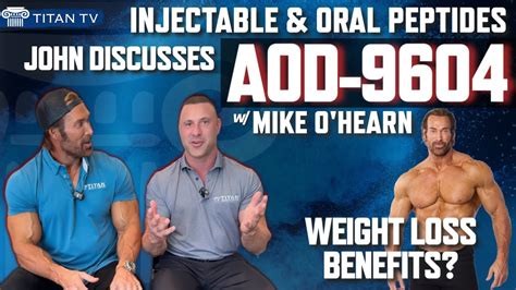 Injectable Peptides With Mike O Hearn Aod For Fat Burning Youtube