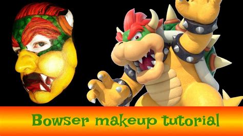 Bowser Makeup Tutorial Face Paint Cosplay Makeup Youtube