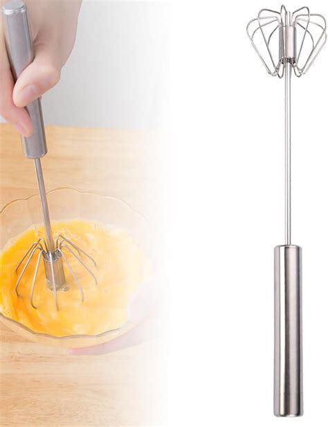 Stainless Steel Semi Automatic Whisk Upgraded Semi Automatic