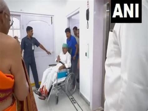 Former CM Of Telangana KCR Returns Home After Hip Surgery