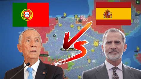 Quién ganaría en una GUERRA entre PORTUGAL y ESPAÑA WorldBox en