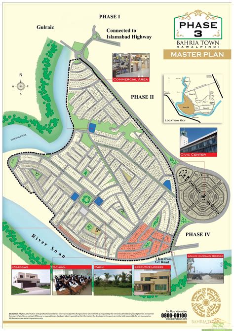 Bahria Town Rawalpindi and Islamabad Maps - Manahil Estate