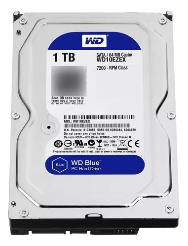 Unidade D Western Digital Wd Blue Desktop De Tb Terabyte Cor