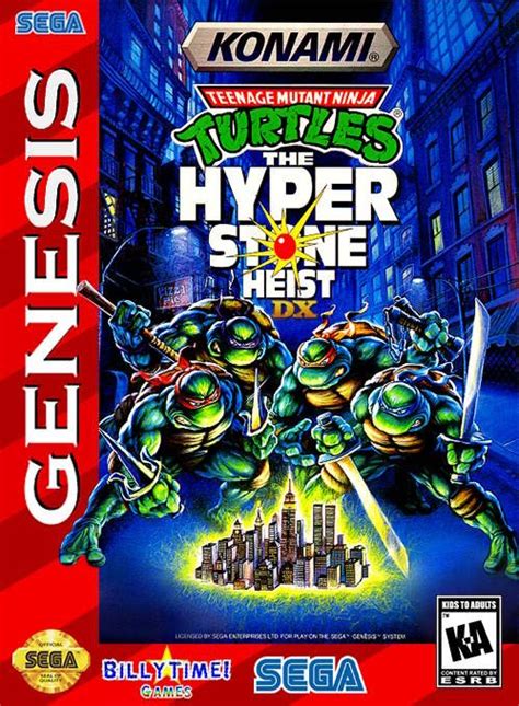 Teenage Mutant Ninja Turtles The Hyperstone Heist Dx Megadrive