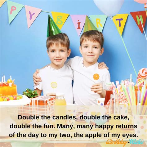 Birthday Wishes For Twins Funny Cute And Simple