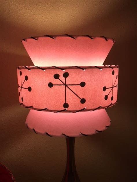 Mid Century Vintage Style Tapered Tier Fiberglass Lamp Shade Etsy