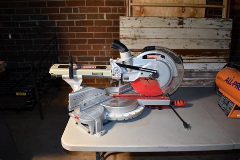 Craftsman Miter Saw With Laser Trac Model Proxibid