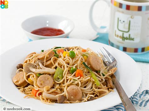 Stir Fried Egg Noodles Recipe