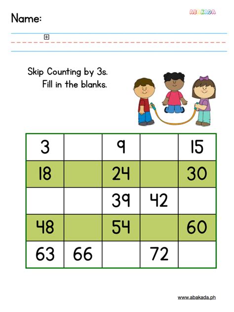 Free Skip Counting By S Worksheet Math Printable Worksheets