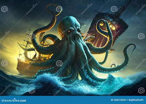 Kraken Sea Monster Wallpaper