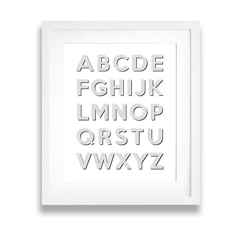 Alphabet Wall Decor, Instant Download, ABC Poster, Toddler Poster ...