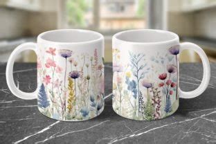 Sublimation Wildblumen Tasse X Png Graphic By Autismusmama Creative