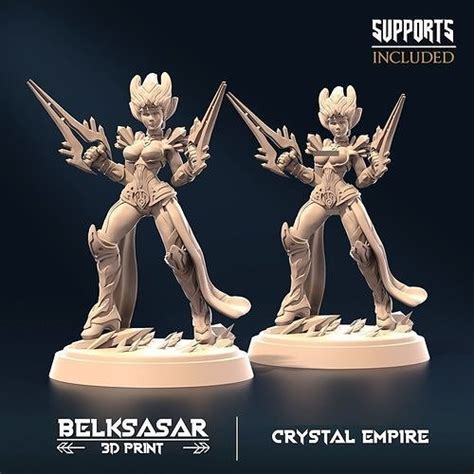 Crystal Blade C Normal And Nude D Model D Printable CGTrader