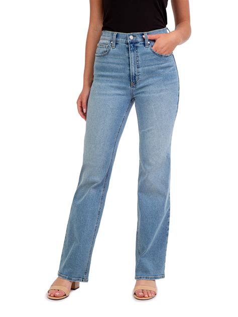 Jordache Women S High Rise Flare Jean Walmart