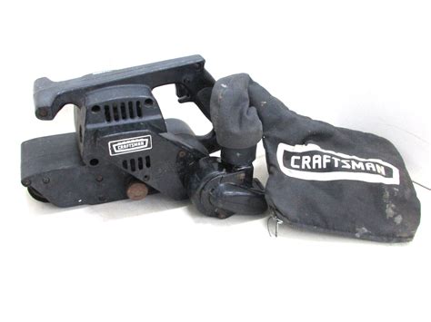 Craftsman X Dustless Belt Sander With Dust Bag Ebay