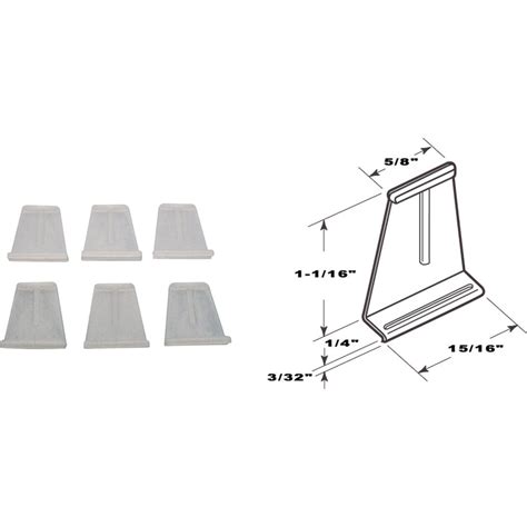 Angeles Millwork And Hartnagel Prime Line White Spline Channel Pull Tab