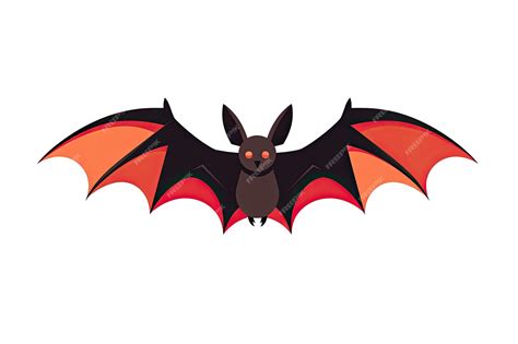 Premium AI Image | Horrific black bat swarm isolated on white vector Halloween background