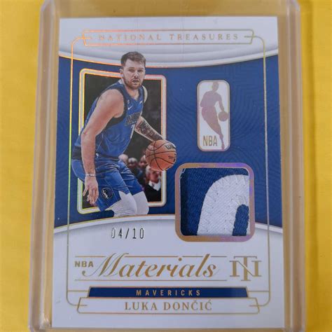 2022 23 Panini National Treasures Luka Doncic 国宝 独行侠 卢卡 东契奇 球衣 暴力切割 金版