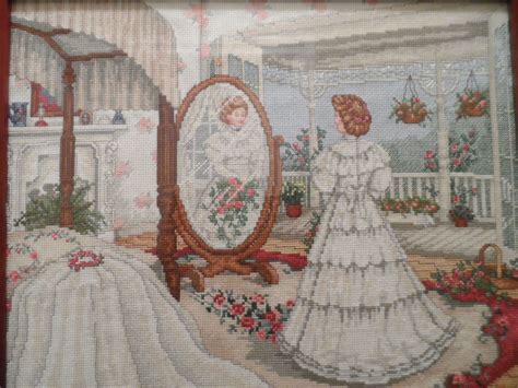 Paula Vaughan Finished Cross Stitch ~ From This Day Forward Free