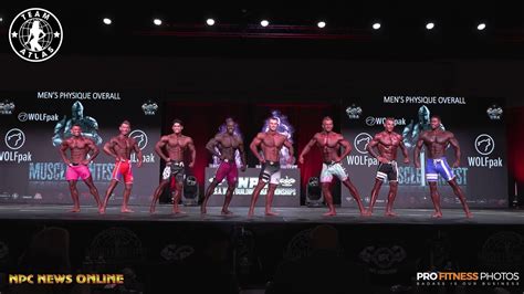 Npc Usa Championships Men S Physique Overall Comparison Awards