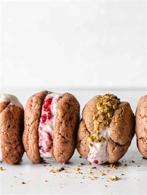 Strawberry Ice Cream Sandwiches Quiet Baking Day