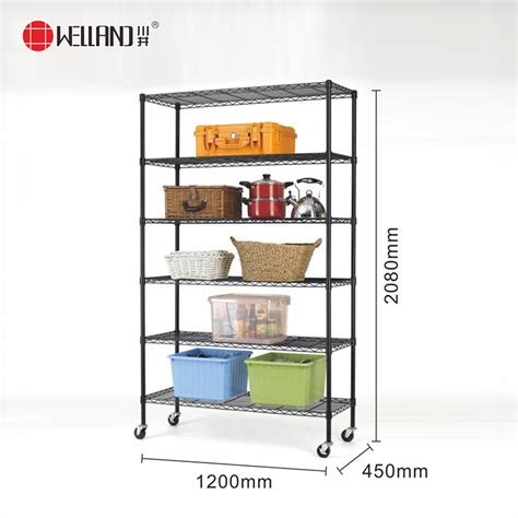 82"x48"x18" Adjustable 6 Tiers Steel Garage Storage Wire Shelving Units