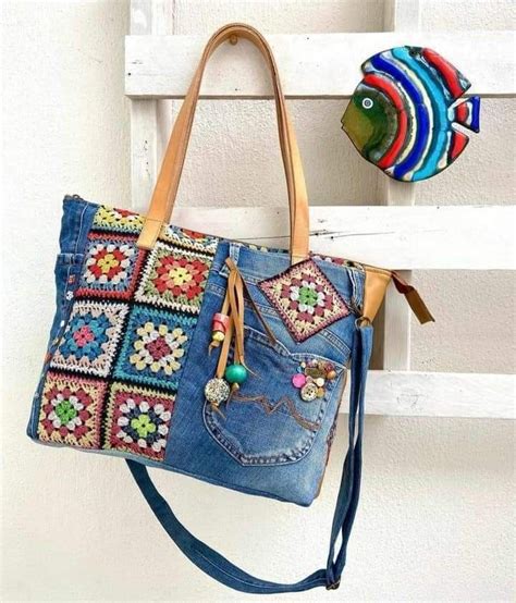 Pin On Bolsos Y Carteras Denim Bag Patterns Crochet Bag Pattern