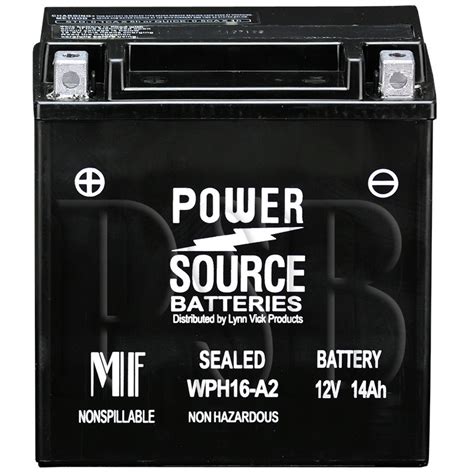 Wph A Power Source Sld Agm Motorcycle Battery For Yuasa Ytx Bs