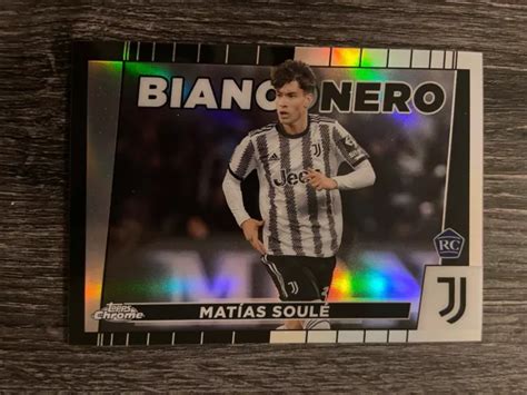 Matias Soule Recrue Bianconero Topps Chrome Juventus Eur