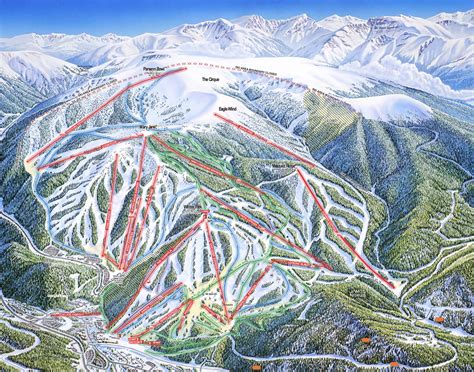 Winter Park Trail map - Freeride