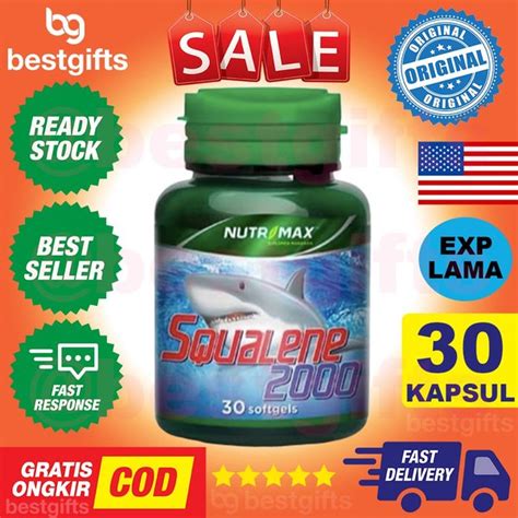 Jual Nutrimax Squalene Vitamin Fish Oil Minyak Hati Ikan Hiu