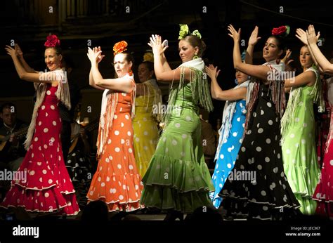 Spain Andalusia Granada Flamenco Dancers Stock Photo Alamy