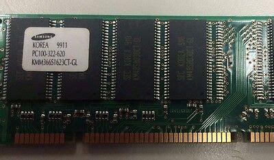 Samsung 9911 PC100 322 620 KMM366S1623CT GL RAM Memory EBay