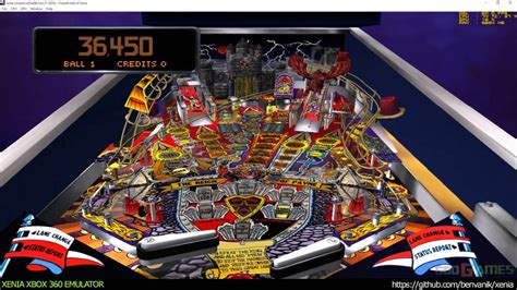 Xenia Xbox Emulator Pinball Hall Of Fame The Williams Col