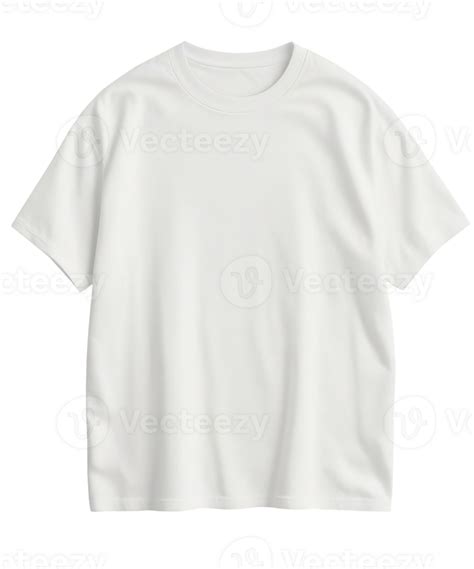 White T Shirt Mockup Clear Mockup Of Realistic Shirt On Isolated Background 43102236 Png